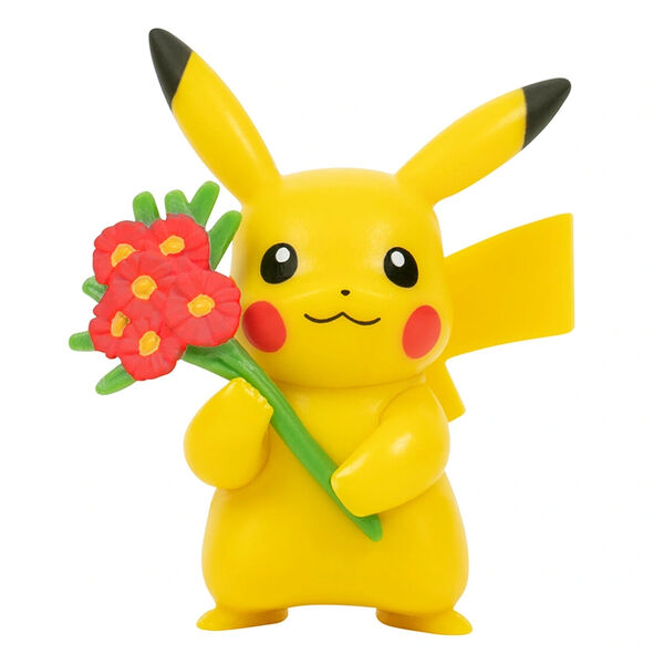 Pikachu (Holiday, Red Flowers), Pocket Monsters, Jazwares, Trading